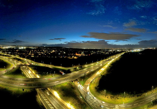 Raith Interchang by Night