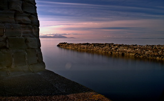 Dunure harbour mouth