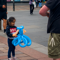 A present from the baloon man